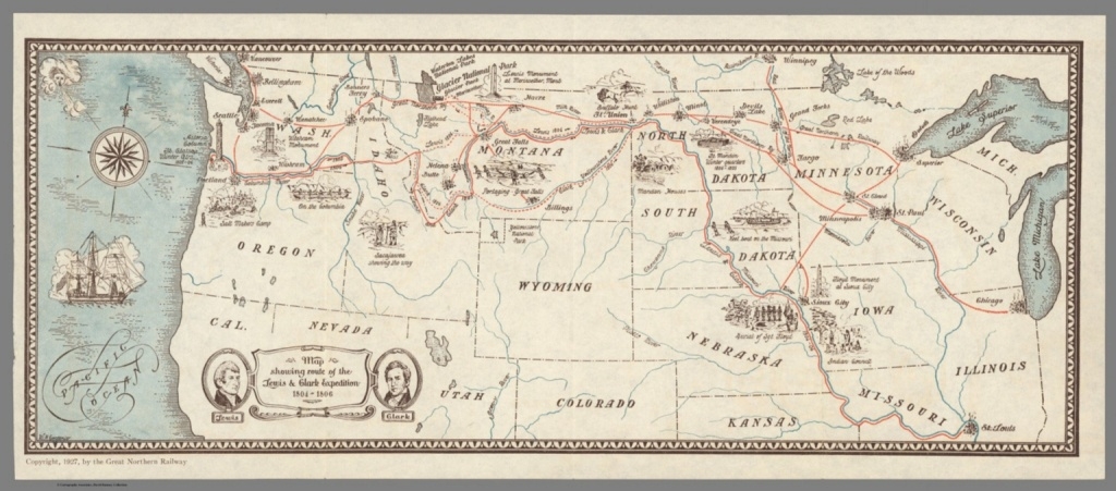 Lewis And Clark Printable Map Printable Maps