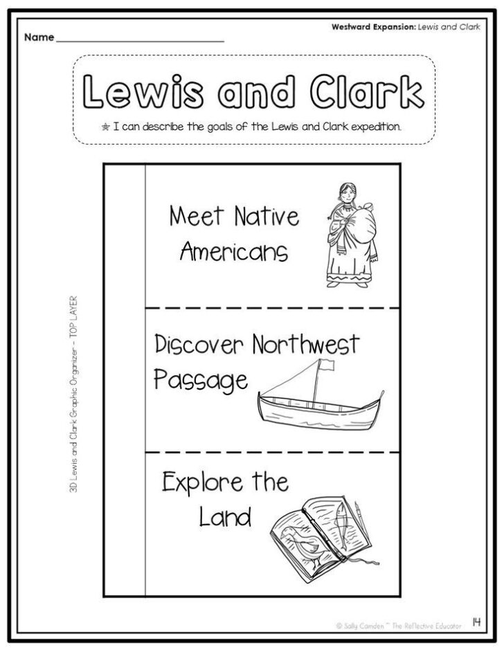 lewis clark printable activities 8th grade