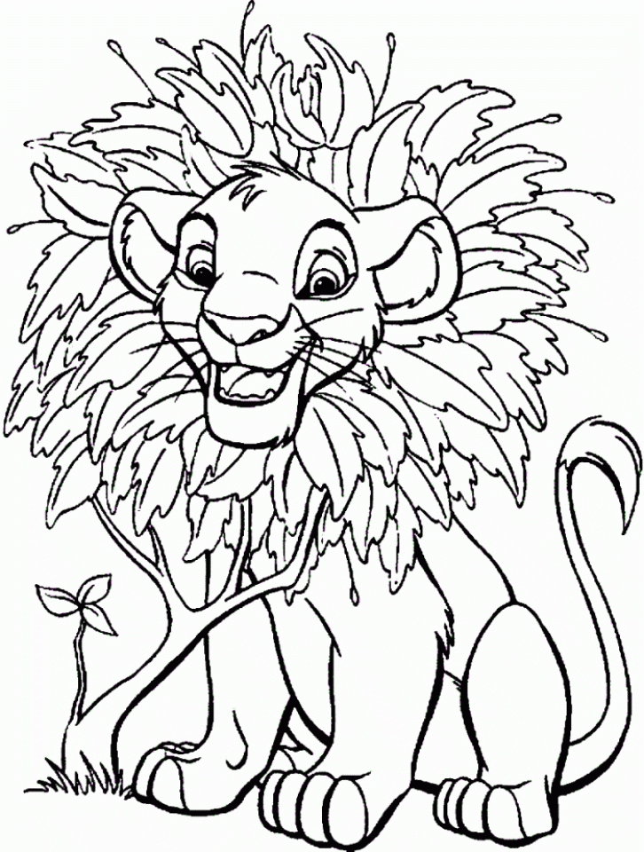 Lion King Printable Coloring Page Top Free Printable The Lion King