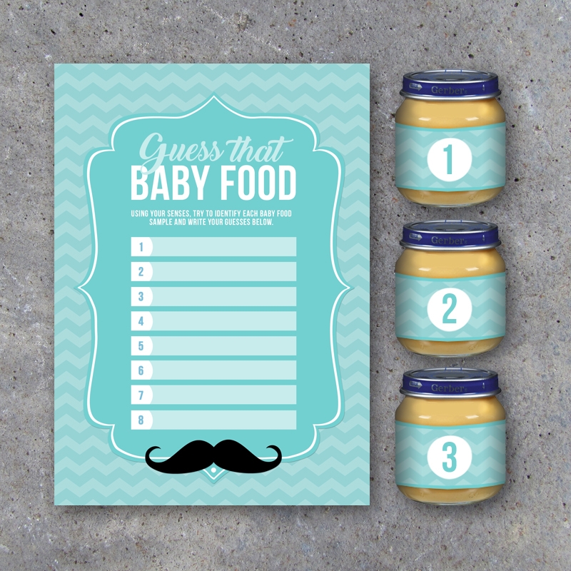free printable baby girl shower guess the baby food game