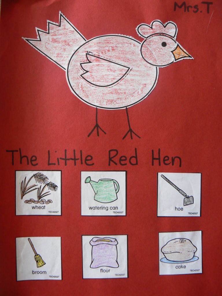 little red hen sequencing activity printable