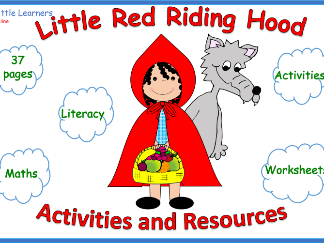 little red riding hood activity printables