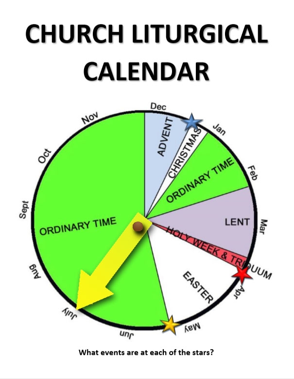 Liturgical Year Calendar Printable