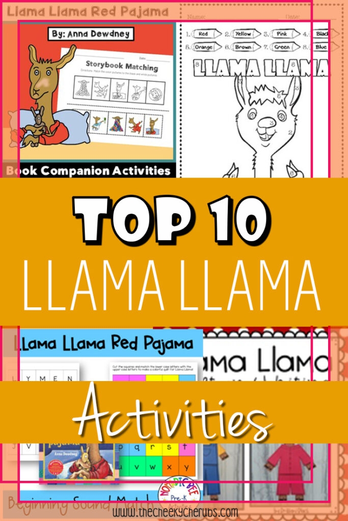 llama llama red pajama activities free printable
