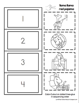 Llama Llama Red Pajama Free Printables