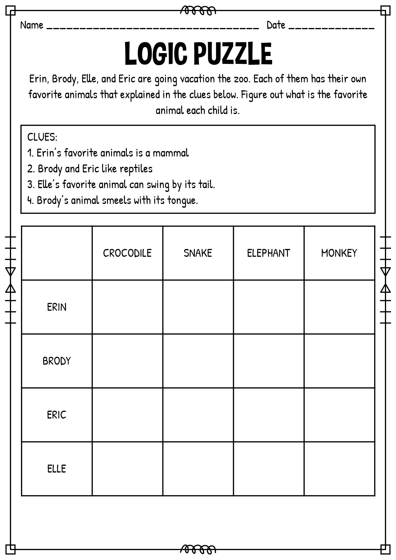 Logical Reasoning Worksheets Printable Worksheet Temp Vrogue co