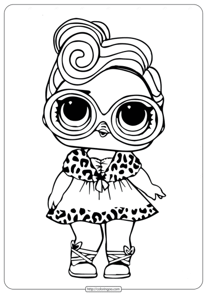 Lol Surprise Doll Coloring Pages Printable Infoupdate