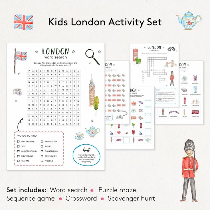 London Activities For Kids Kids Printable Activity Sheet London London