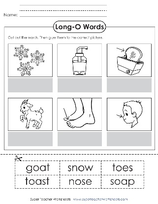 Long O Vowel Sound Phonics Worksheets Worksheets Library