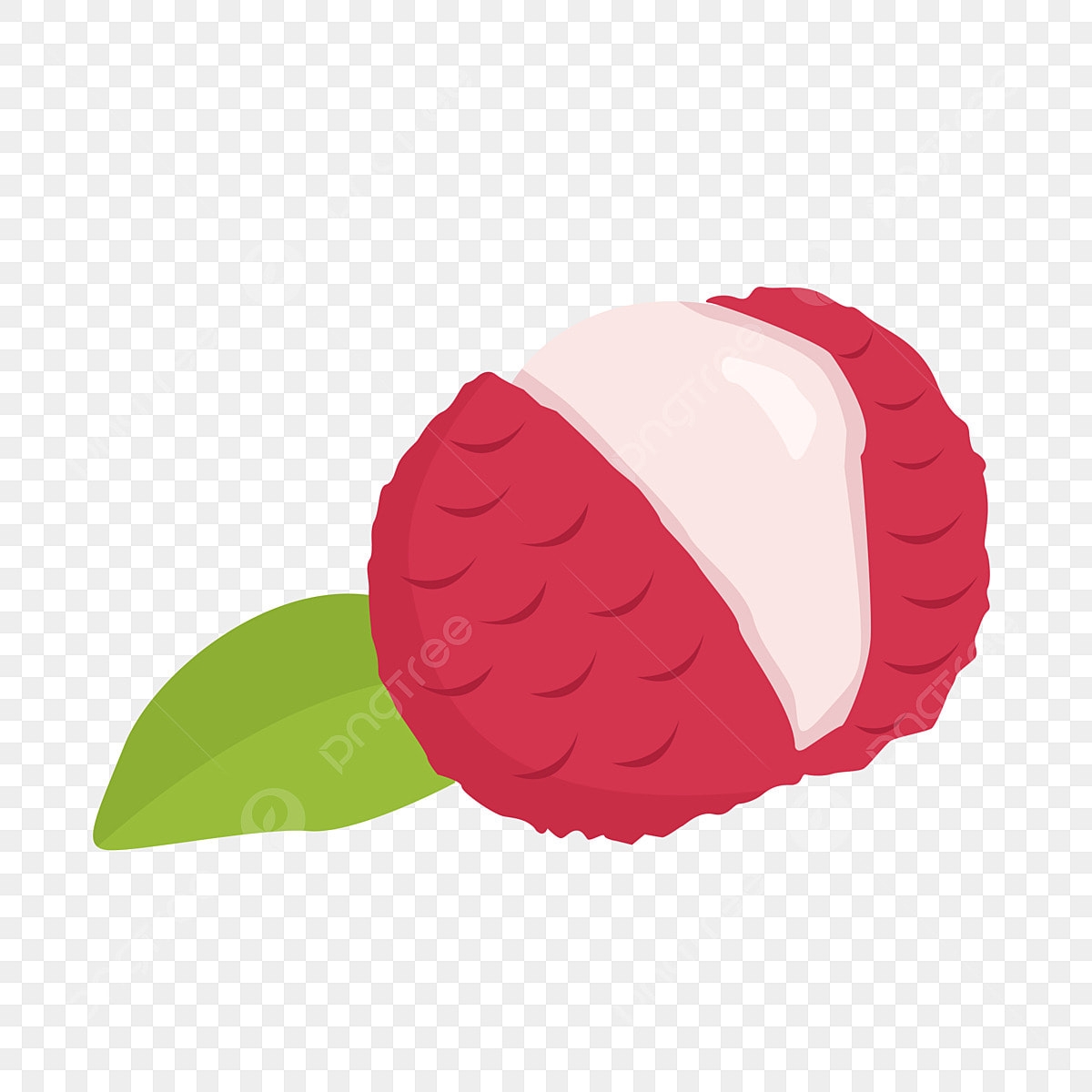 Lychee Fruit Hd Transparent Lychee Fruit Cartoon Lychee Red Fruit 