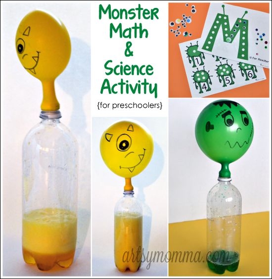 M Is For Monster Math Science Preschool Activities Preschool