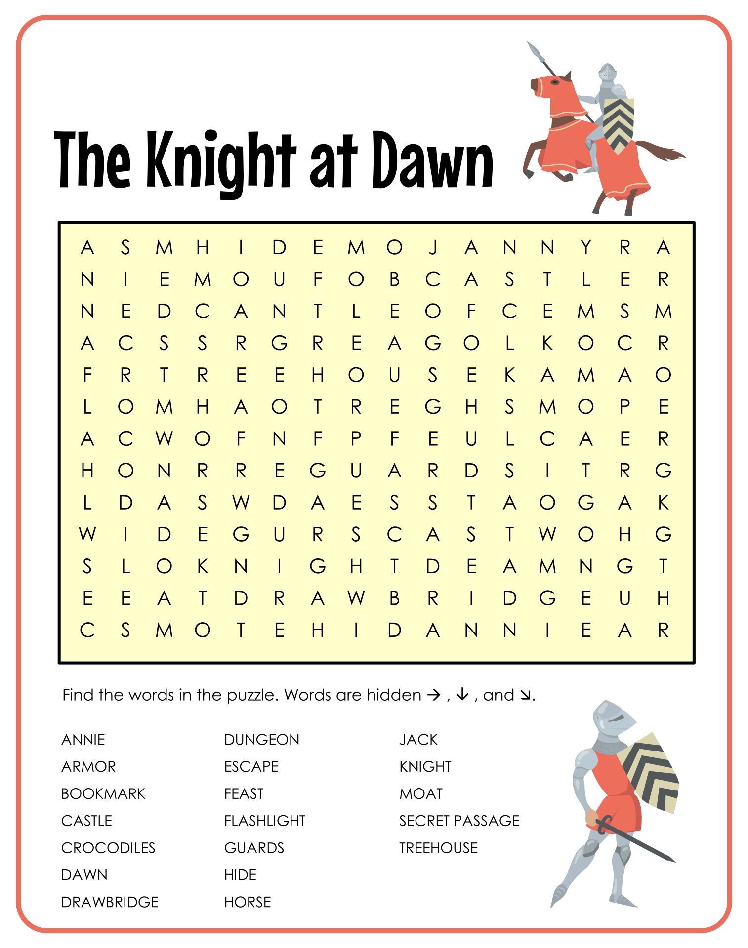 Magic Tree House 6 Free PDF Printables Printablee
