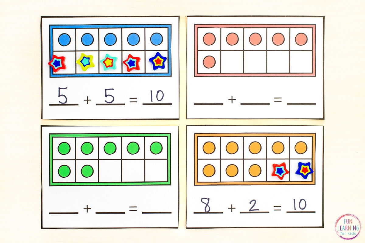 Make Ten Math Activity Free Printable Audit Student