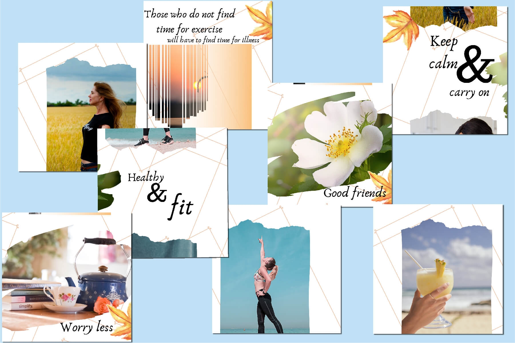 Maple Instagram Puzzle Canva Template Visual Contenting