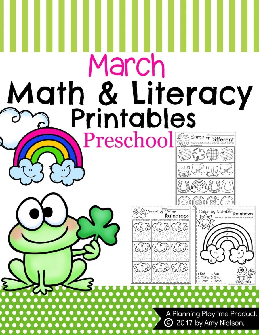 march activities for preschoolers printable