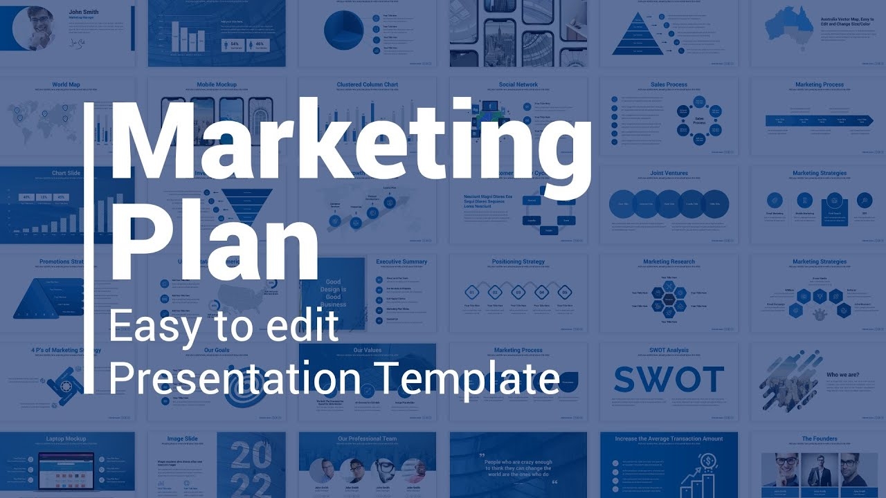 Marketing Plan PowerPoint Presentation Template SpriteIT
