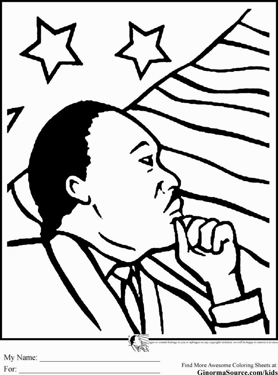martin luther king printable activity book
