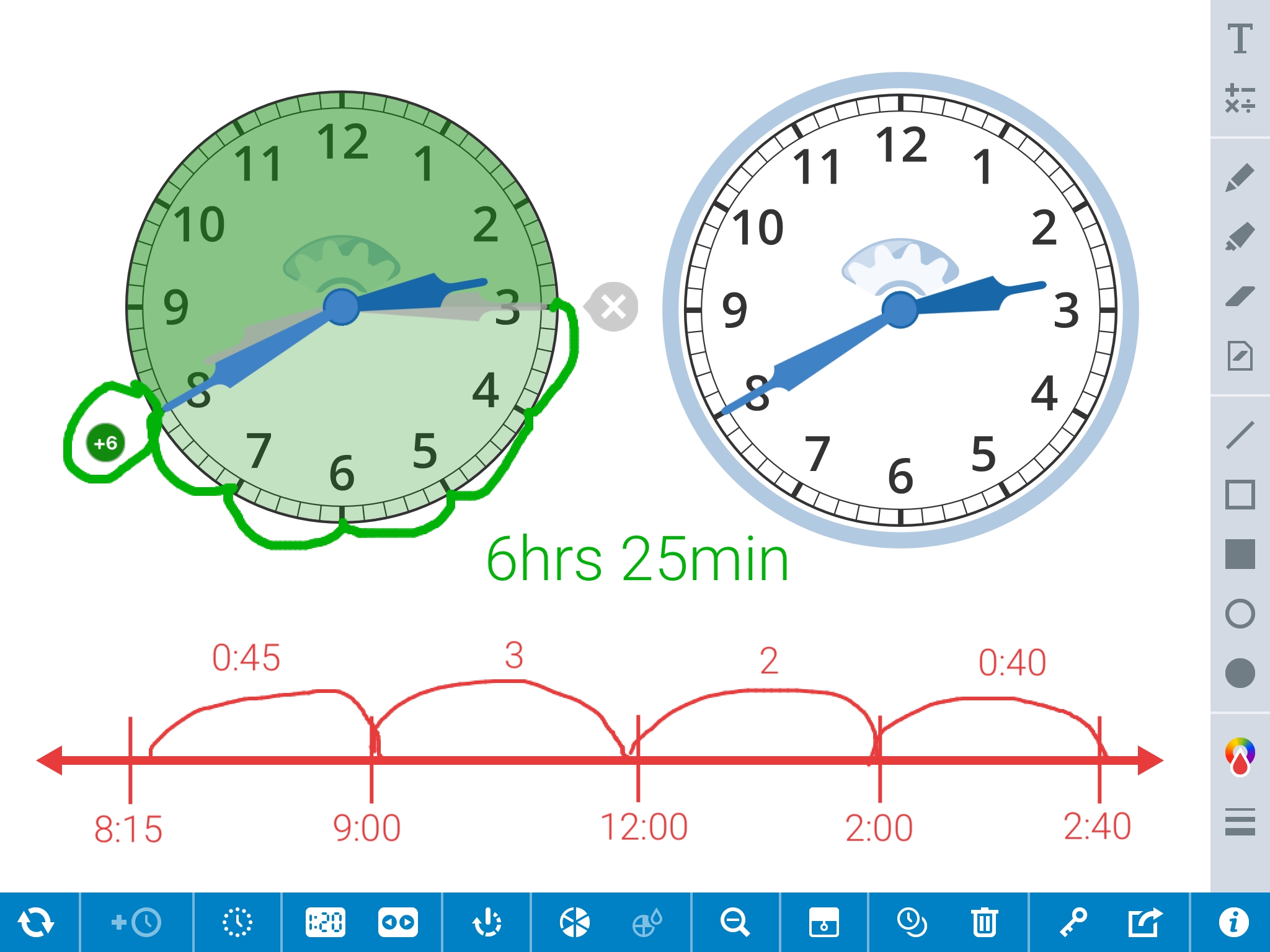 Math Clock The Math Learning Center Worksheets Library