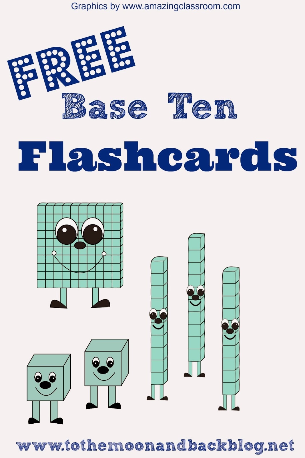 Math Freebies Printable Base Ten Math Practice Flash Cards