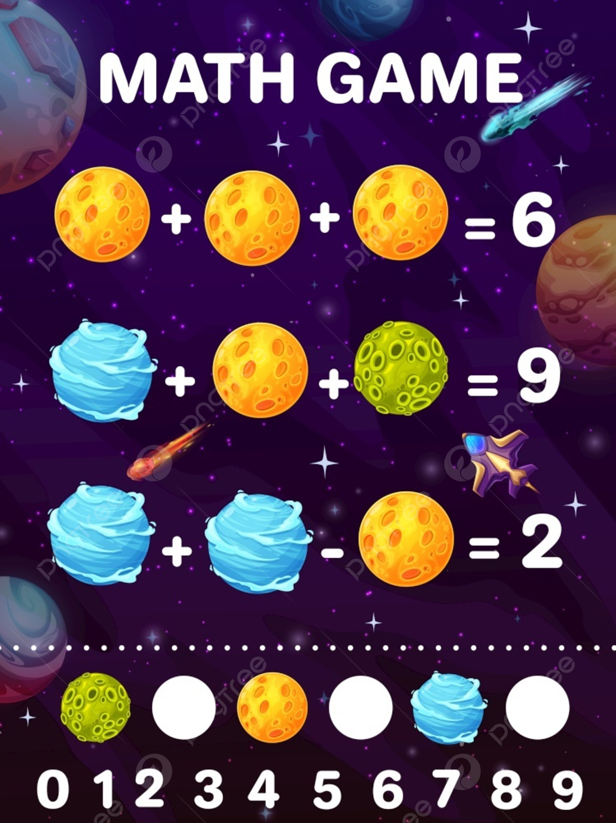 math game worksheet