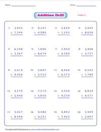 Math Mixed Review Part 1 Flying Through Fourth Grade Worksheet 
