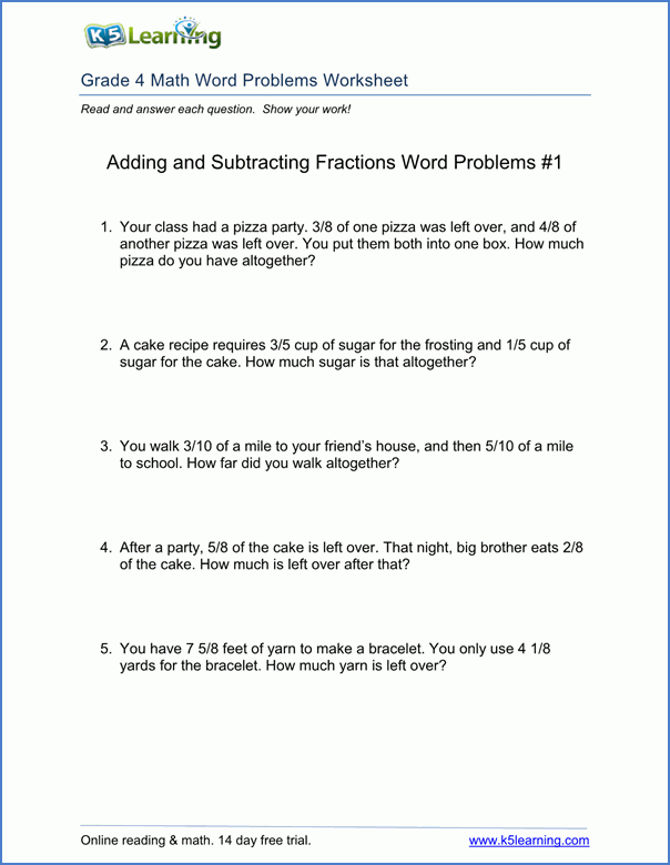 math problem solving worksheets
