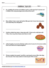 Math Word Problems Worksheets Worksheets Library