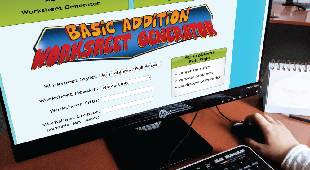 Math Worksheet Generators Create Your Own Math Worksheets Blog Post