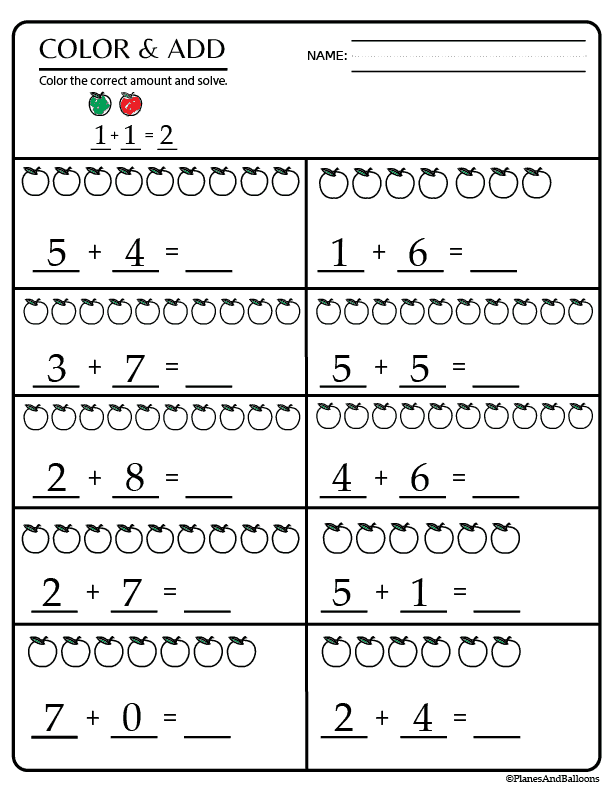 Math Worksheets Kindergarten Pdf Printable Kindergarten Worksheets