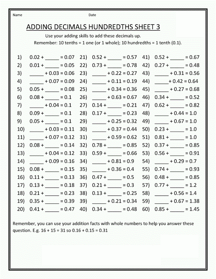 Maths For 6 Year Olds Worksheets Learning Printable