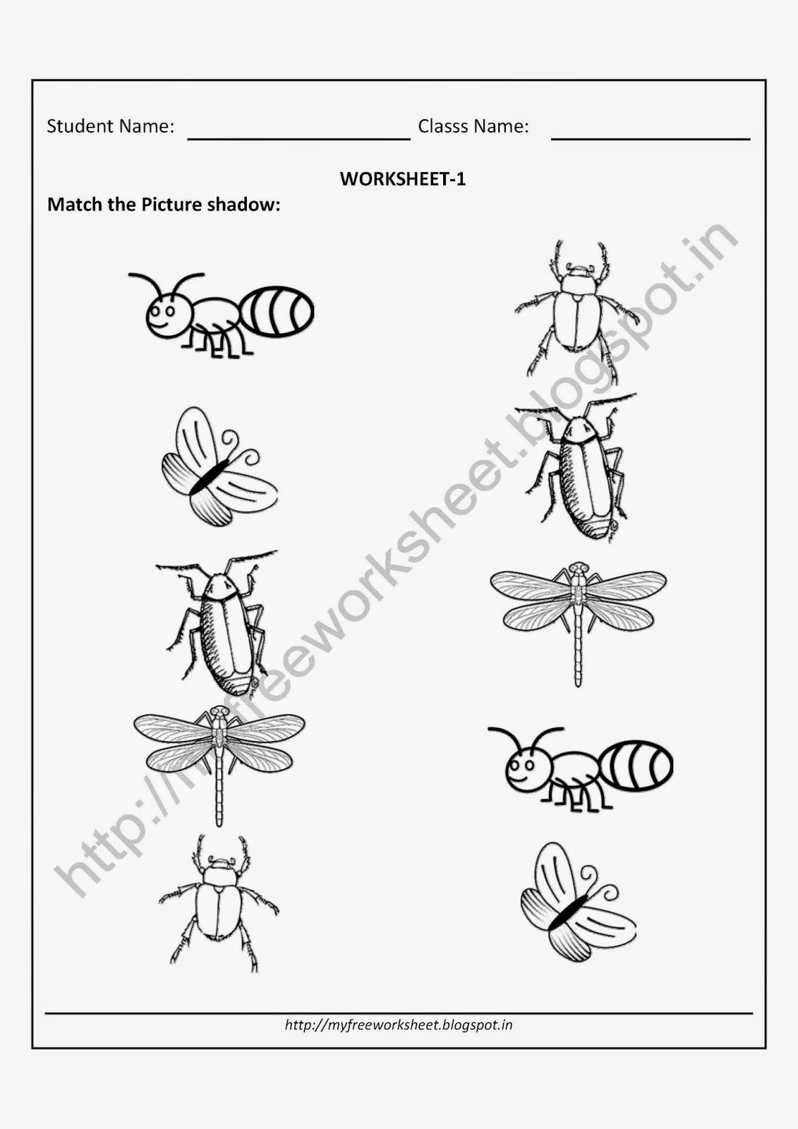 Maths Worksheet For Jr Kg