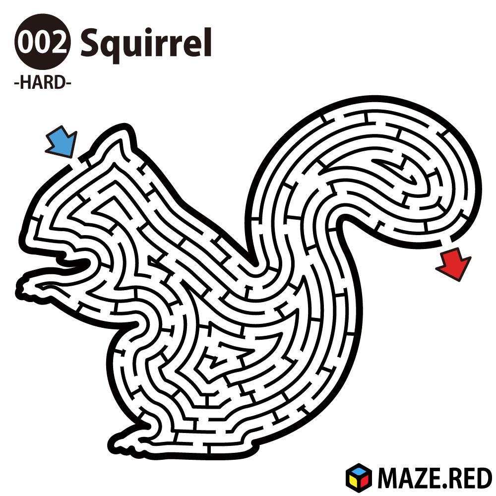 Maze red The Free Maze For A Child And An Adult 