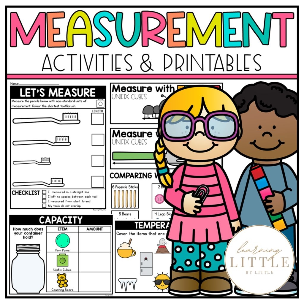 Measurement In Kindergarten Learning Little By Little