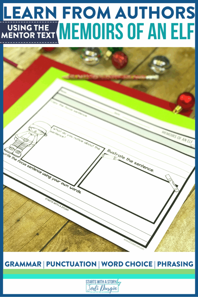 Memoirs Of An Elf Book Activities