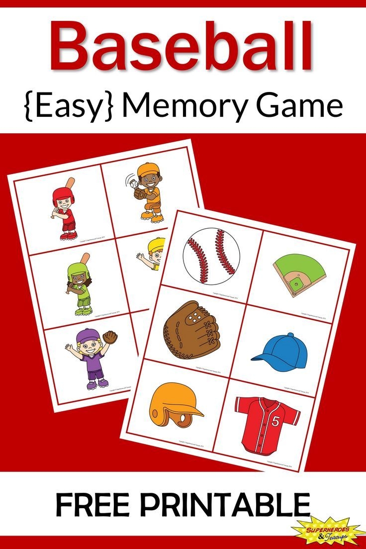 free memory games for seniors printable