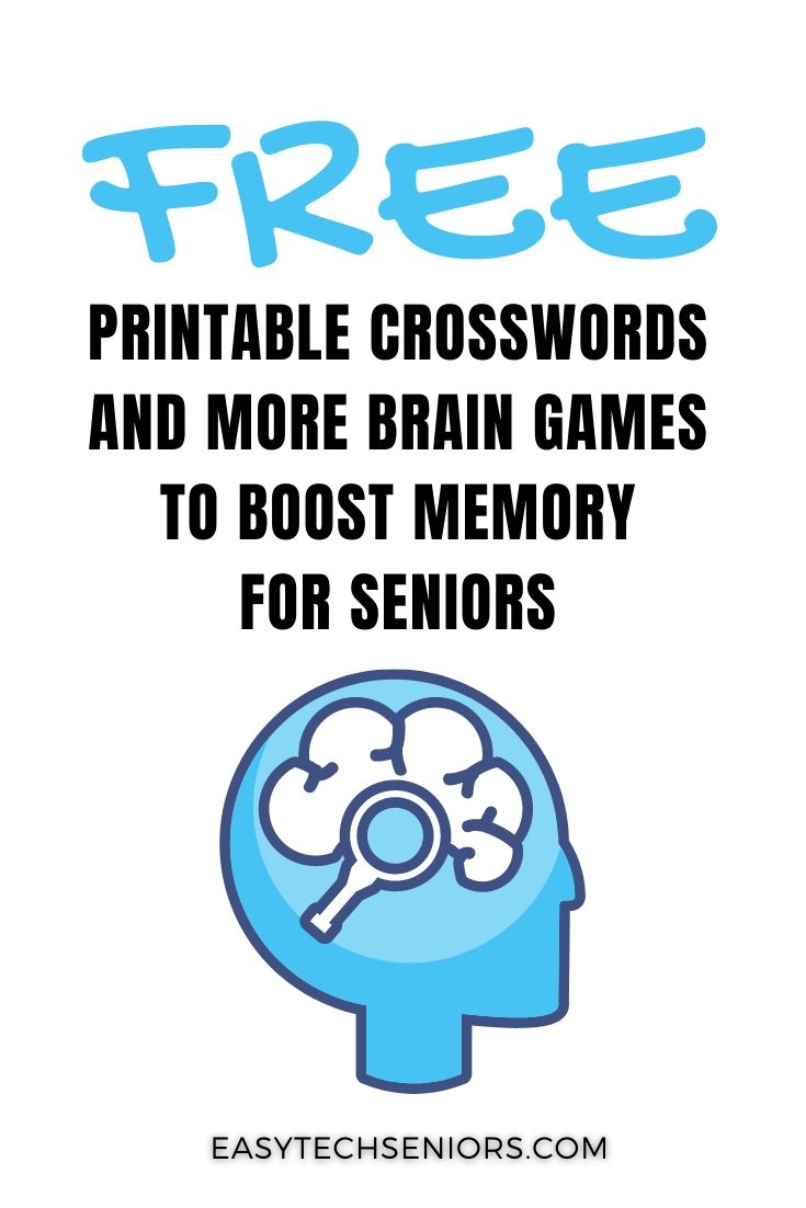 Memory Games For Seniors Free Printable