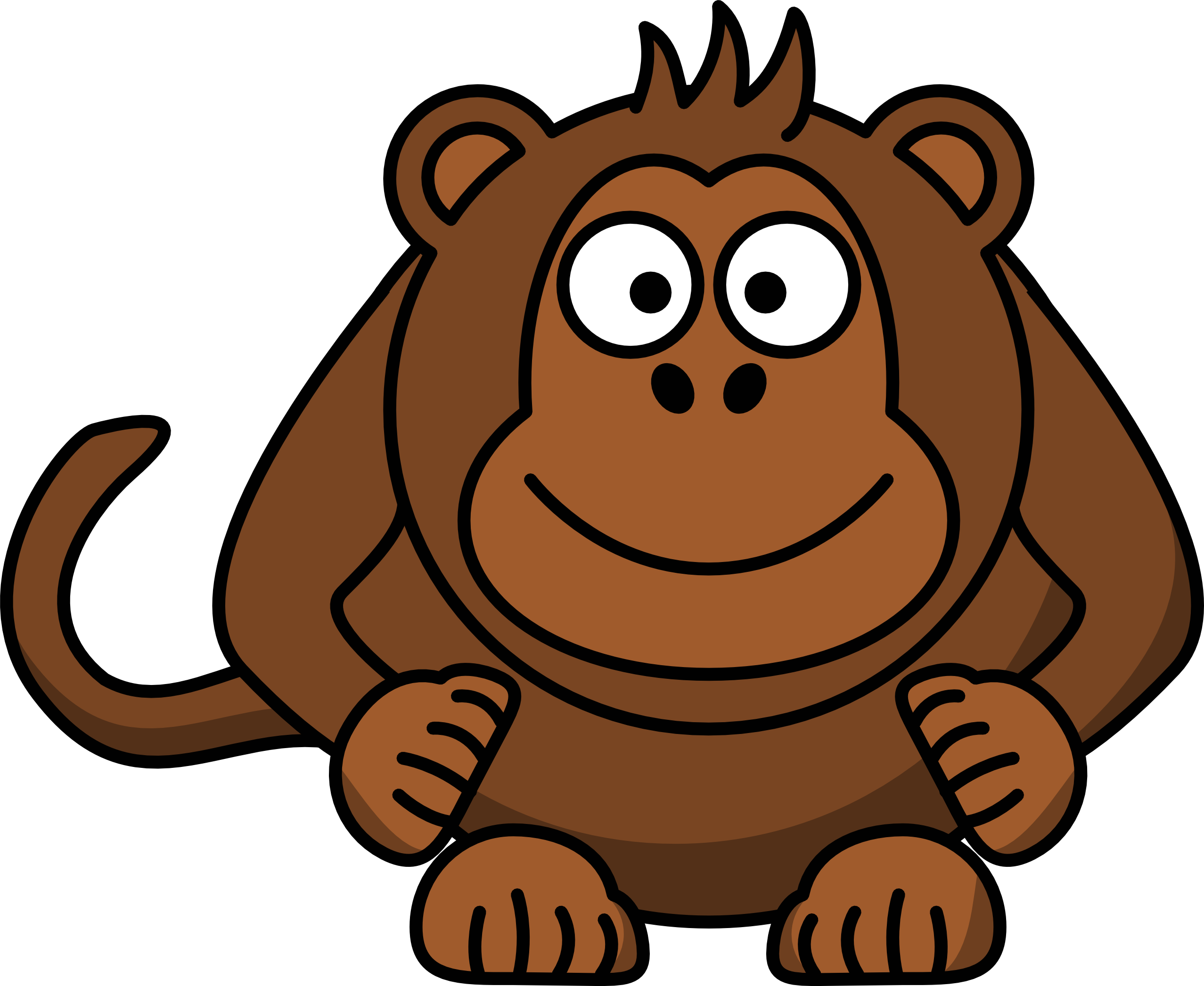 Monkey Cartoon Drawings Cliparts co