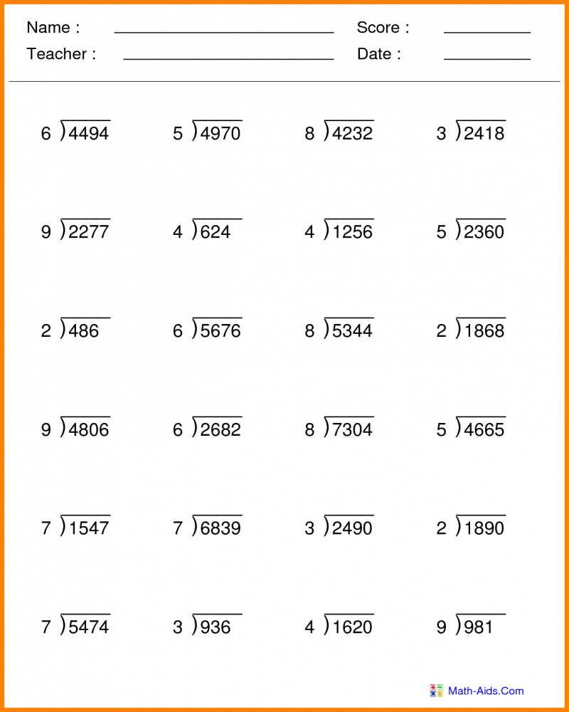 free math worksheets 5th grade
