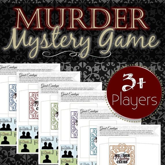 Murder Mystery Game Printable