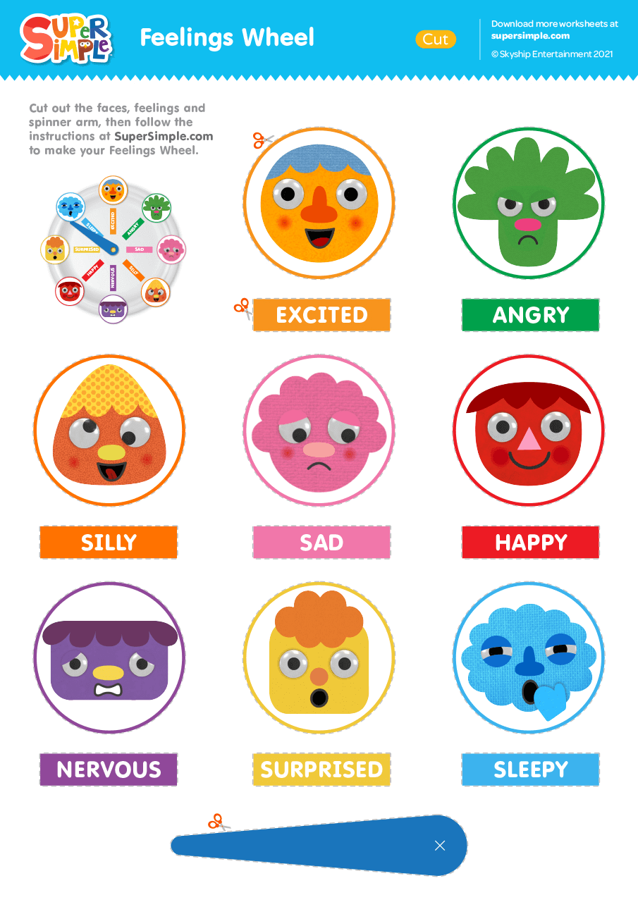 emotions pictures printable