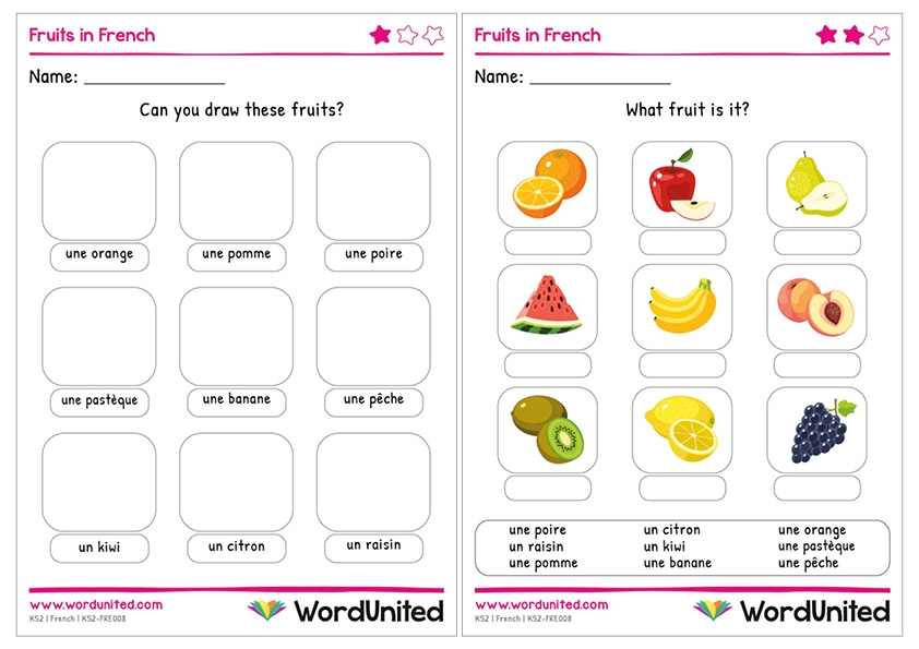 Names Of Fruits And Vegetables In English And French Infoupdate