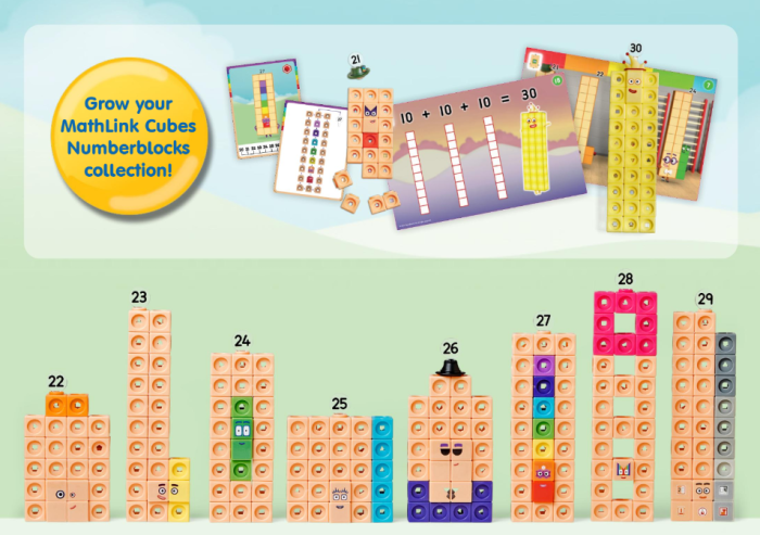 mathlink cubes activity printable task cards