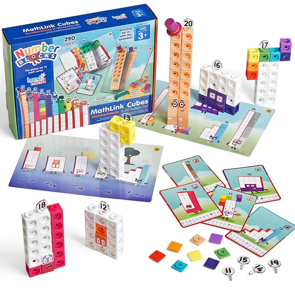 Numberblocks MathLink Cubes 11 20 Activity Set HTM94477 Learning 