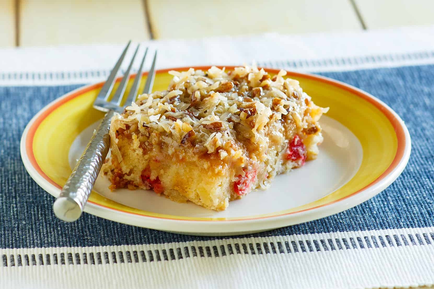 Old Fashioned Fruit Cocktail Cake Southern Plate