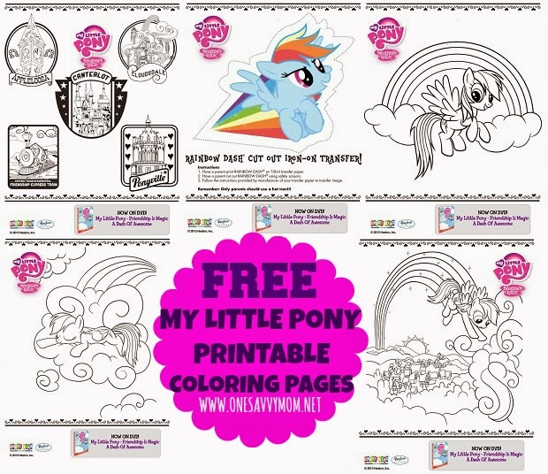 free printable my little pony activity sheets