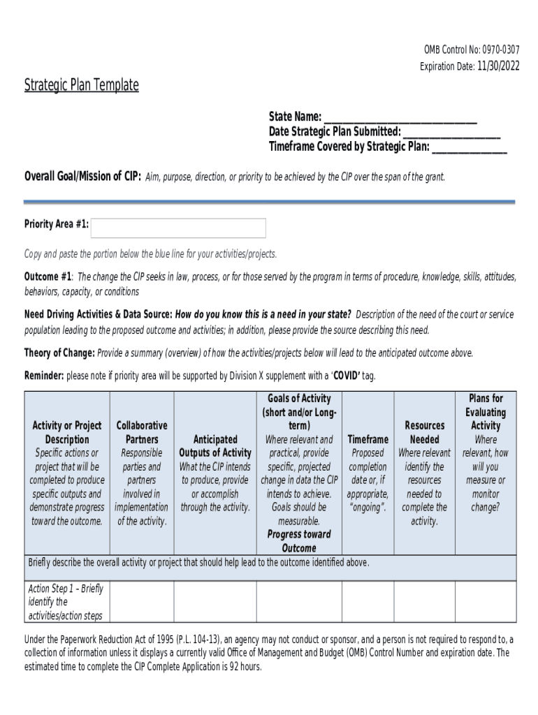 Organization Strategic Plan Pdf Doc Template PdfFiller