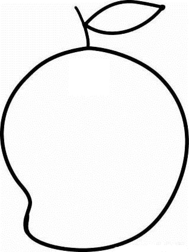 Outline Images Of Mango Orange ClipArt Best