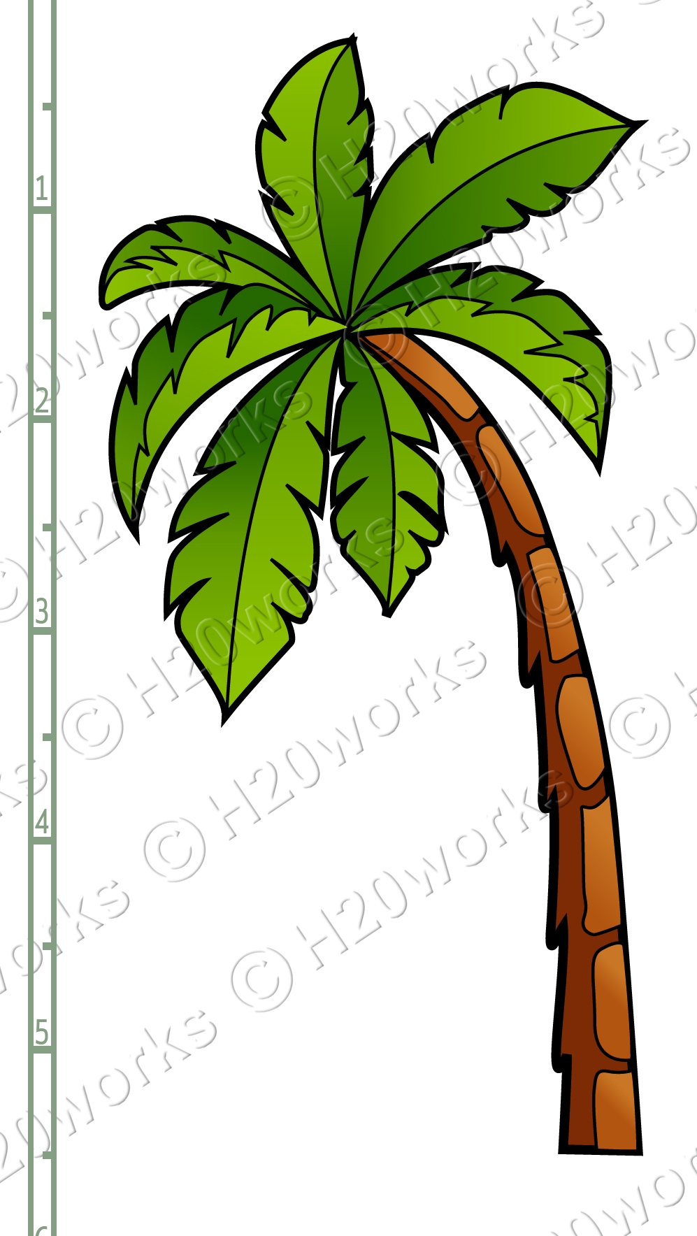 Palm Tree Printable Clipart Free Printable Palm Tree Template Free 