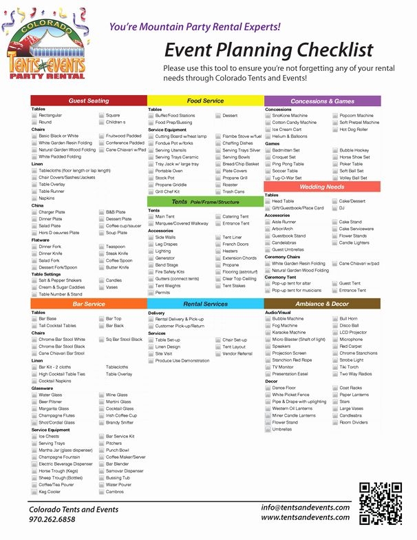 Party Planning List Template Unique Party Planning Checklist Event