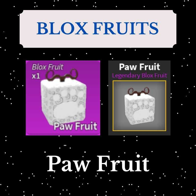 Paw Fruit Blox Fruits Roblox
